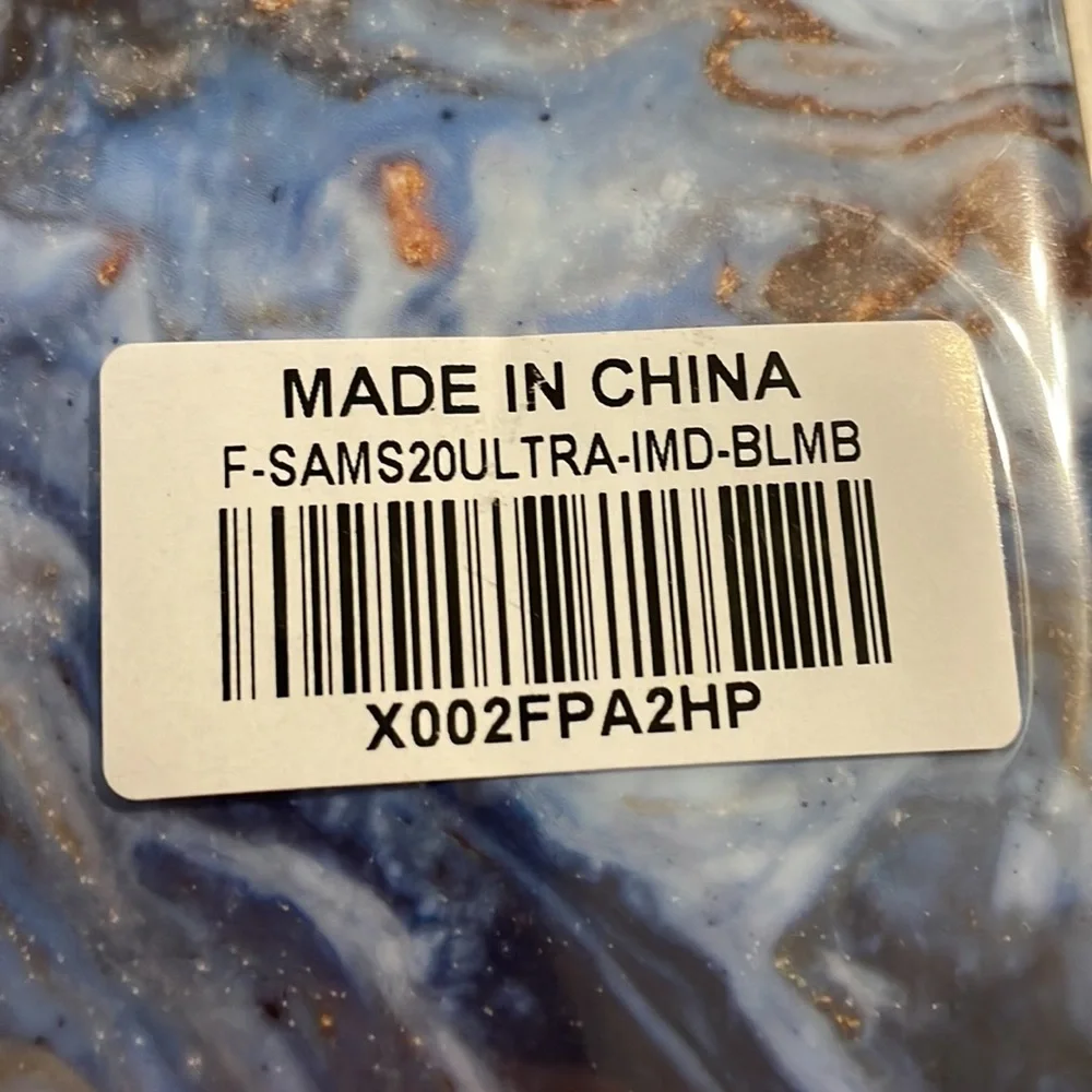 NWT Samsung S20 Ultra Blue Marble Case